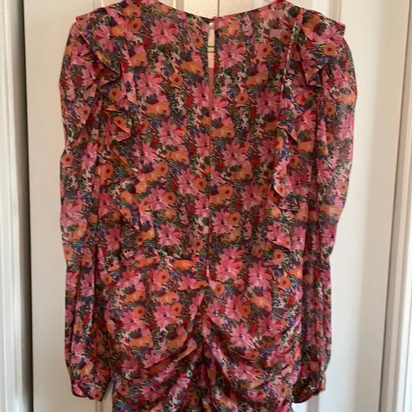 ZARA fantastic floral dress with ruffles like new - Picture 5 of 7